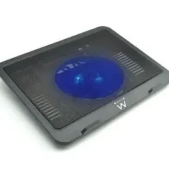 EWENT SOPORTE PARA PORTATIL - 1 VENTILADOR SILENCIOSO HASTA 15.6 - COLOR NEGRO
