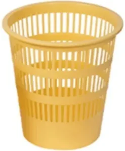FAIBO PAPELERA REJILLA AMARILLO PASTEL 307-35 12LITROS 295X275MM