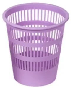 FAIBO PAPELERA REJILLA LILA MORADO PASTEL 307-36 12LITROS 295X275MM