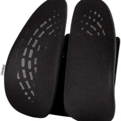 FELLOWES BACK ANGEL RESPALDO ERGONOMICO MOLDEABLE - AJUSTABLE EN 7 ALTURAS - ADAPTABLE A LA MAYORIA DE SILLAS - COLOR NEGRO