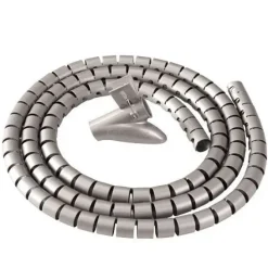 FELLOWES CABLEZIP ORGANIZADOR DE CABLES - REUTILIZABLE - INCLUYE HERRAMIENTA DE MONTAJE - COLOR PLATA