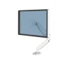 FELLOWES PLATINUM SERIES BRAZO PARA MONITOR INDIVIDUAL - AJUSTABLE CON MUELLE DE GAS - 2 PUERTOS USB - SISTEMA DE GESTION DE CABLES - COLOR BLANCO