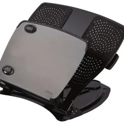 FELLOWES PROFESSIONAL SERIES SOPORTE PARA PORTATIL - AJUSTABLE EN 9 ALTURAS - 4 PUERTOS USB INCORPORADOS - RANURAS DE VENTILACION - PLEGABLE - COLOR NEGRO