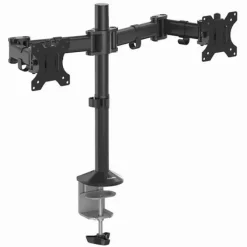 FELLOWES REFLEX BRAZO PARA MONITOR DOBLE - HASTA 27 Y 8KG - AJUSTABLE EN ALTURA Y PROFUNDIDAD - GESTION DE CABLES INTEGRADA - COLOR NEGRO