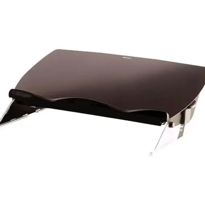 FELLOWES SOPORTE Y ATRIL MULTIFUNCION - AJUSTABLE EN ALTURA - CAJON DE ALMACENAMIENTO - TOPE EN LA PARTE INFERIOR - COLOR NEGRO