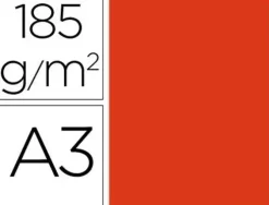 FILA CARTULINA GUARRO A3 185G TOMATE 200040193 MAK655109