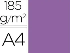 FILA CARTULINA GUARRO A4 185G VIOLETA
