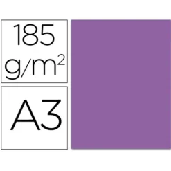 FILA CARTULINA GUARRO A3 185G VIOLET 200040197 MAK655113