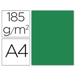 FILA CARTULINA GUARRO A4 185G VERDE AMAZONAS 200040174 MAK655409