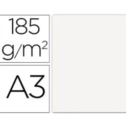 FILA CARTULINA GUARRO A3 185G BLANCO 200040180 MAK649490