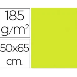 FILA CARTULINA GUARRO 50X65 185G KIWI 400080165 MAK649215