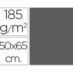 FILA CARTULINA GUARRO 50X65 185G PLOMO 200040244 MAK649917