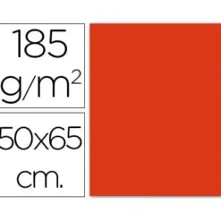 FILA CARTULINA GUARRO 50X65 185G TOMATE 200040227 MAK649944