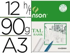 FILA LAMINA VEGETAL GUARRO A3 95G/12H 200400787 MAK619897