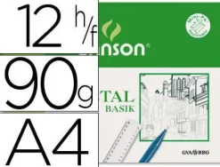 FILA LAMINA VEGETAL GUARRO A4 95G/12H 200407621 MAK619898