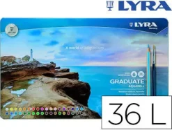 FILA LAPIZ COLOR LYRA AQUAR.MET36+PINC 2881360 MAK880175