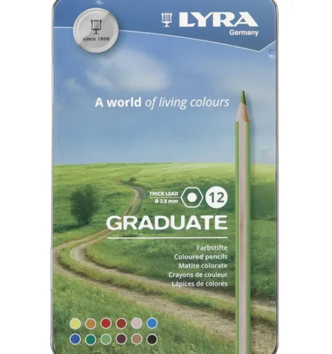 FILA LAPIZ COLOR LYRA MET12 2871120 2871120 MAK880170