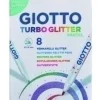 FILA ROTULADOR FIBRA GIOTTO TURBO GLITTER PASTEL CAJA DE 8