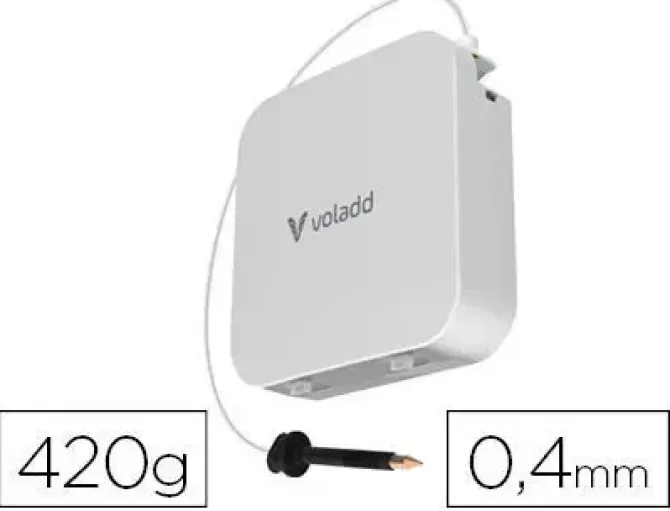 FILAMENTO + BOQUILLA VOLADD PLA 0,4 MM FINE 420 GR GRIS