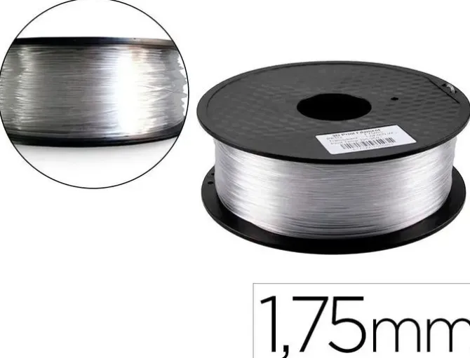 FILAMENTO 3D COLIDO PETG 1,75 MM 1 KG TRANSPARENTE