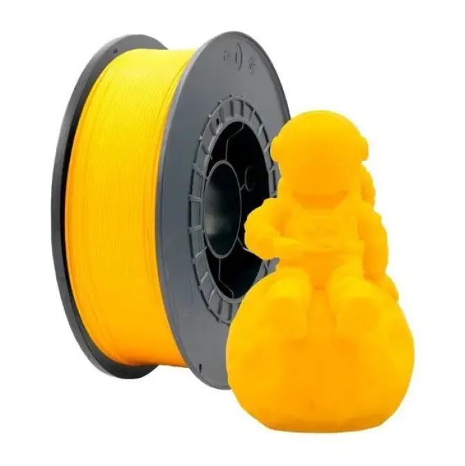 FILAMENTO 3D PETG - DIAMETRO 1.75MM - BOBINA 1KG - COLOR AMARILLO