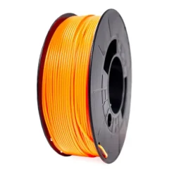 FILAMENTO 3D PLA - DIAMETRO 1.75MM - BOBINA 1KG - COLOR NARANJA FLUORESCENTE