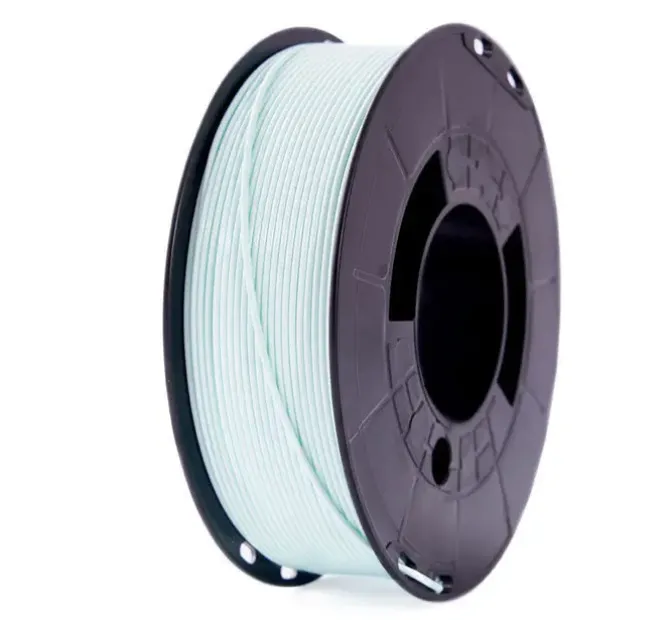 FILAMENTO 3D PLA - DIAMETRO 1.75MM - BOBINA 1KG - COLOR TURQUESA CLARO