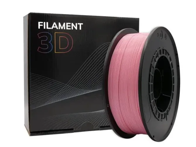 FILAMENTO 3D PLA - DIAMETRO 1.75MM - BOBINA 1KG - COLOR ROSA CREMA
