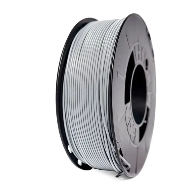 FILAMENTO 3D PLA - DIAMETRO 1.75MM - BOBINA 1KG - COLOR GRIS