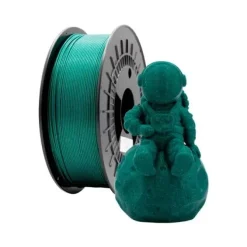 FILAMENTO 3D PLA GLITTER - DIAMETRO 1.75MM - BOBINA 1KG - COLOR VERDE