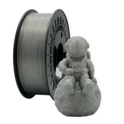 FILAMENTO 3D PLA GLITTER - DIAMETRO 1.75MM - BOBINA 1KG - COLOR PLATA