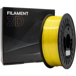 FILAMENTO 3D PLA SILK - DIAMETRO 1.75MM - BOBINA 1KG - COLOR AMARILLO