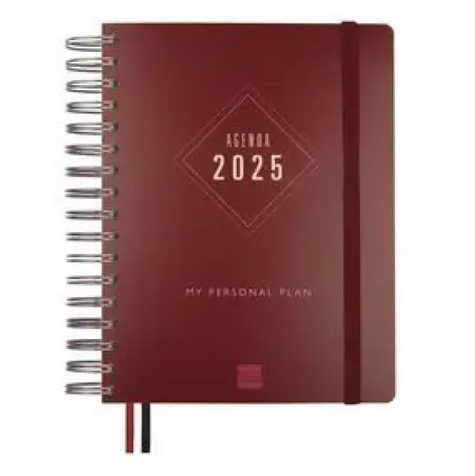 FINOCAM AGENDA ANUAL 2025 TEMPUS CUARTO DP BURDEOS