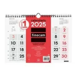 FINOCAM CALENDARIO 2025 PARED NUMEROS GRANDES M