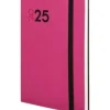 FINOCAMAGENDA ANUAL (2025) DYNAMIC MARA COSIDA TAPA FLEXIBLE CON GOMA Y4 120X170 S/V FUCSIA