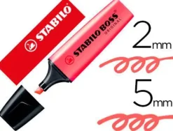 FLUORESCENTE STABILO BOSS ROJO 70/40 MAK119743