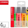 FLUORESCENTE STABILO BOSS/BLIST.4COLORES REF.119742