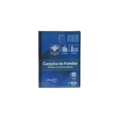 FRAGA CARPETA 10 FUNDAS PERSONALIZABLE DIN A4 COLORES