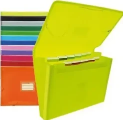 FRAGA CARPETA CLASIFICADORA 12 SEPARADORES + CUADERNO CAPACIDAD 500H FR41311