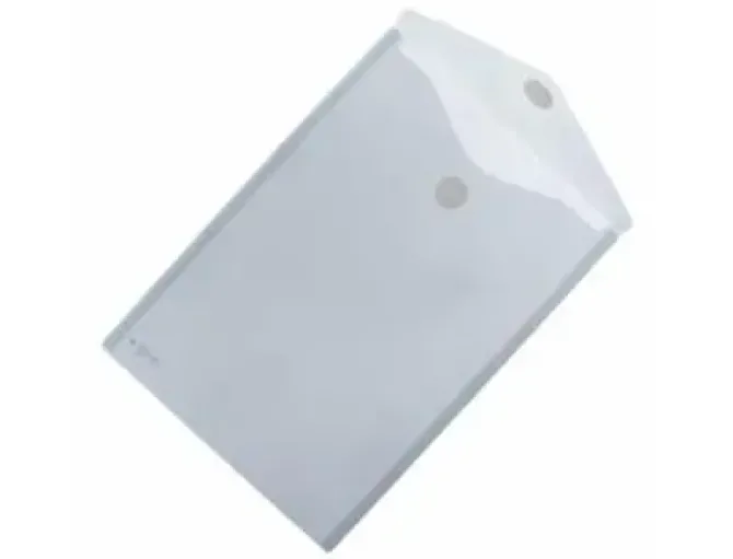 FRAGA CARPETA OFFICE BOX DOSSIER POLIPROPILENO CIERRE SUPERIOR V-LOCK DIN A4 VERTICAL 230X325 MM CRISTAL