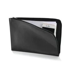 FRAGA CARTERA CREMALLERA PIEL DYNAMIC COLOR NEGRO A5 CUARTILLA FR75566