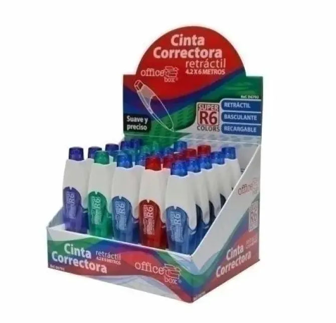 FRAGA CINTA CORRECTORA RECTRACTIL 6 MT X 4.2 MM