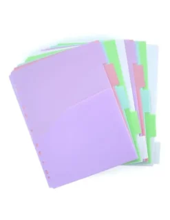 FRAGA INDICE SEPARADORES 10 POSICIONES XTRA A4 BLUSH COLORES PASTEL FR93105