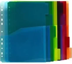 FRAGA JUEGO 10 SEPARADORES XTA A4 CON BOLSILLO FR93211