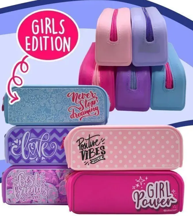 FRAGA PORTATODO ESTUCHE SILICONA DISEÑO CHICAS FR58102