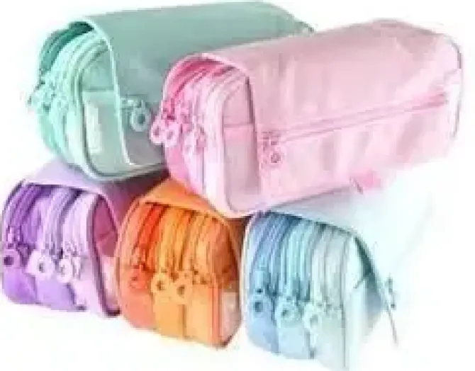 FRAGA PORTATODO ESTUCHE TRIPLE CON SOLAPA COLORES PASTEL 58305