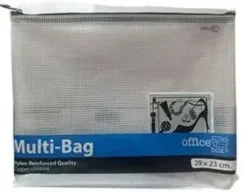 FRAGA SOBRE MULTIUSO CREMALLERA B5 290X230MM NEGRA FR34125