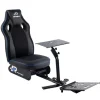FR-TEC ASIENTO SIMULADOR DE CARRERAS RACING SEAT SPRINT - RESPALDO DE 80CM - ACABADO DEPORTIVO - BASE DE VOLANTE DE 45X22CM - BASE DE PEDALES AJUSTABLE - ASIENTO DE ESPUMA DE ALTA DENSIDAD - FACIL DE