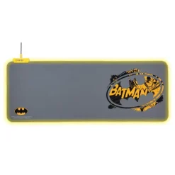 FR-TEC BATMAN ALFOMBRILLA PARA TECLADO Y RATON XL - LUZ LED EN BORDES - DISEÑO ANTIDESLIZANTE - DIFERENTES MODOS DE ILUMINACION