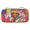 FR-TEC BOLSA PREMIUM SUPERMAN PARA NINTENDO SWITCH - COMPATIBLE CON TODOS LOS MODELOS - ESTUCHE DE ALTA CALIDAD CON SOPORTE INCORPORADO - INCLUYE CAJA DE 4 JUEGOS - MATERIAL INTERIOR PROTECTOR ATERCIO